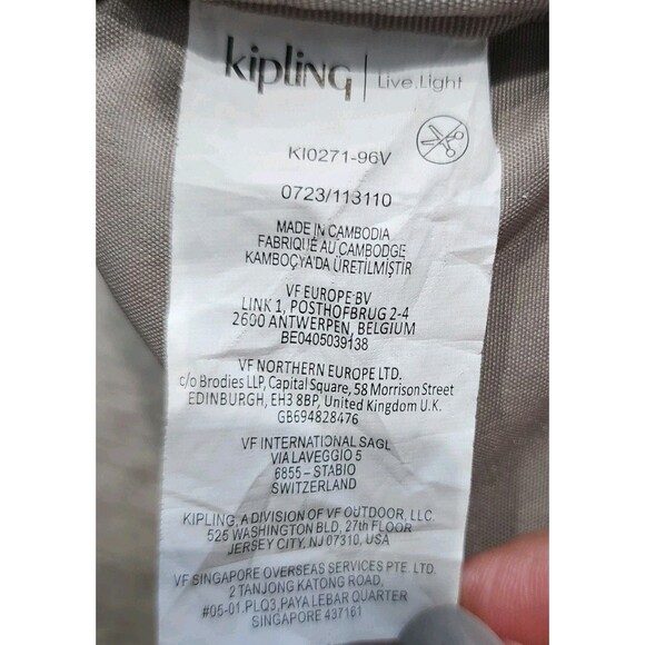 Kipling Tally Minibag, Lightweight Crossbody Mini, Phone Bag *NO MONKEY CHARM - Picture 9 of 10